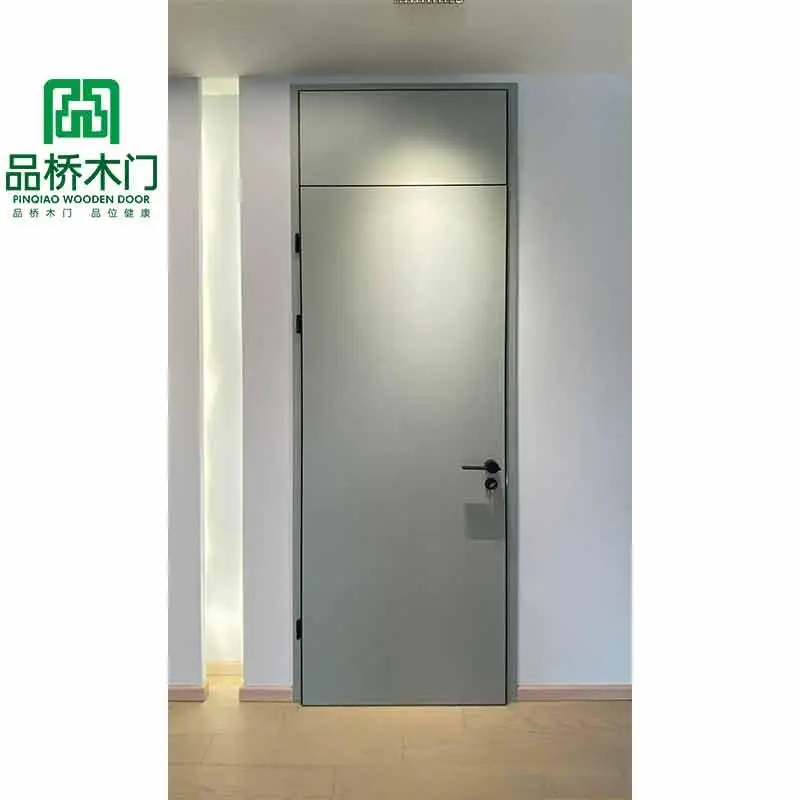 Modern Single Wooden Interior Bedroom Doors Solid Wood Simple Design for Hotels-for German T-Doors