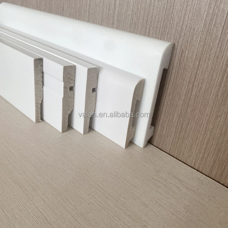 Factory Manufacturer Wholesale High Quality Ps Foam Skirting Board Line Easy Install Floor Wall Trim Baseboard Molding For Sale