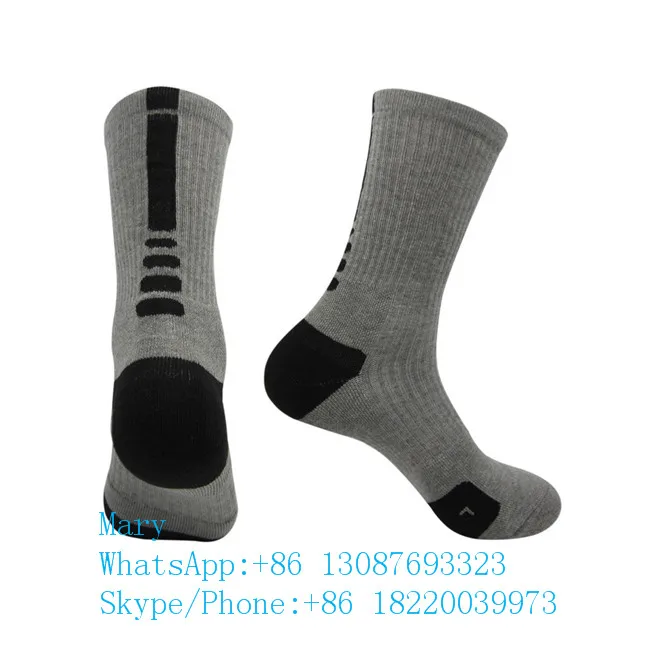 Running Hiking Athletic Cushion Socks Tennis Basketball Sport Mens Compression Socks
