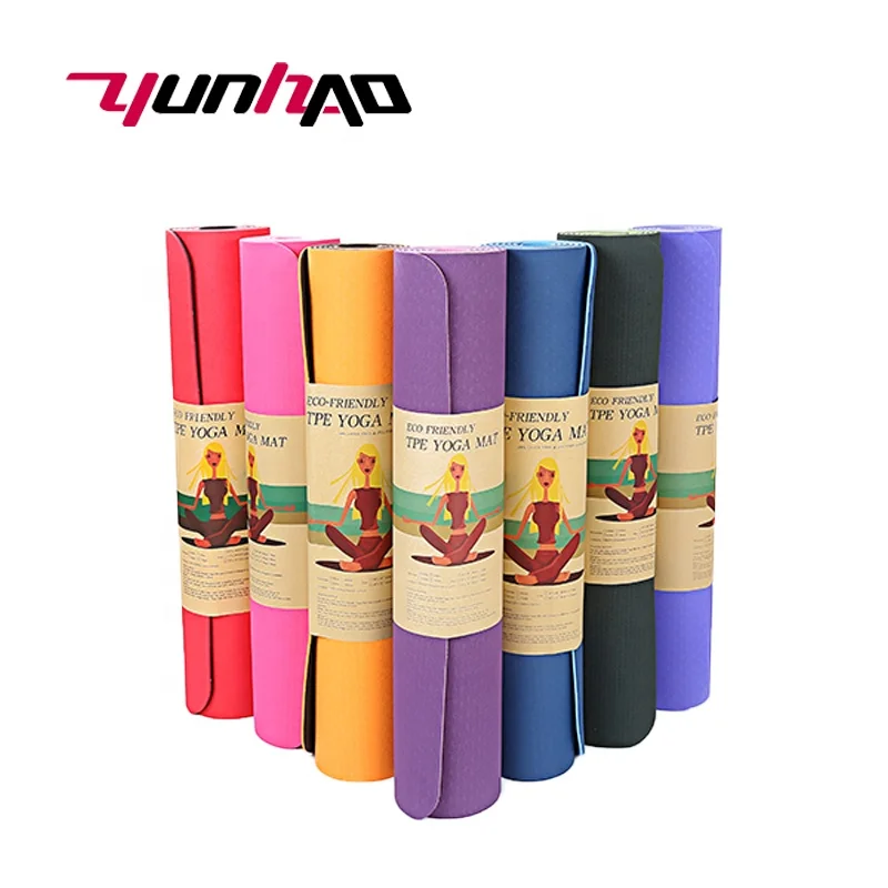 1830 * 610 * 6mm TPE yoga mat antiskid carpet for fitness and gymnastics