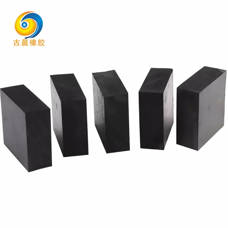 
Customized natural neoprene rubber sheet bridge rubber pad block 