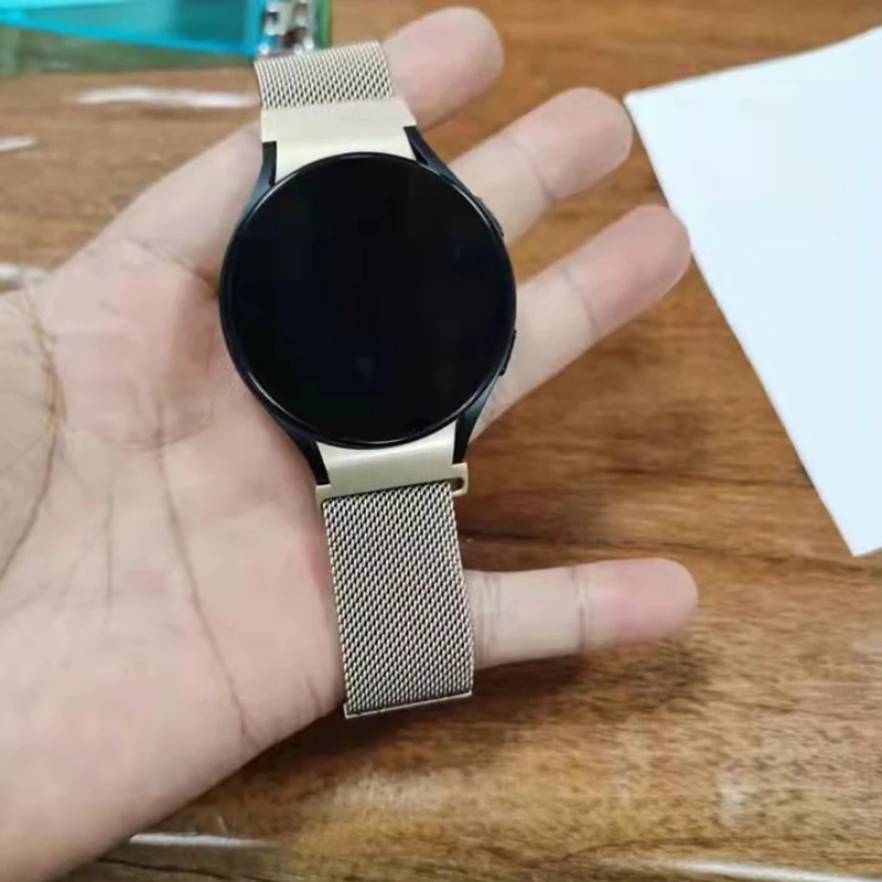 Stainless Steel Milanese Strap For Samsung Galaxy Watch 4 40mm 44mm Metal Band For Galaxy Watch 4 Classic 42mm 46mm Bracelet