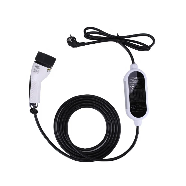 
Portable 1Phase 13A AC EV Charger Waterproof IP65 Report Aluminum Profile Type 2 Wall box EV Charging Station 