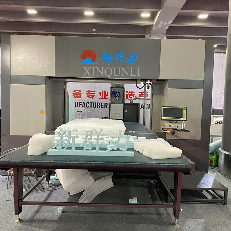 High efficiency vertical horizontal cutter Foam Cutting Cnc Machine for sofa factory cut sponge