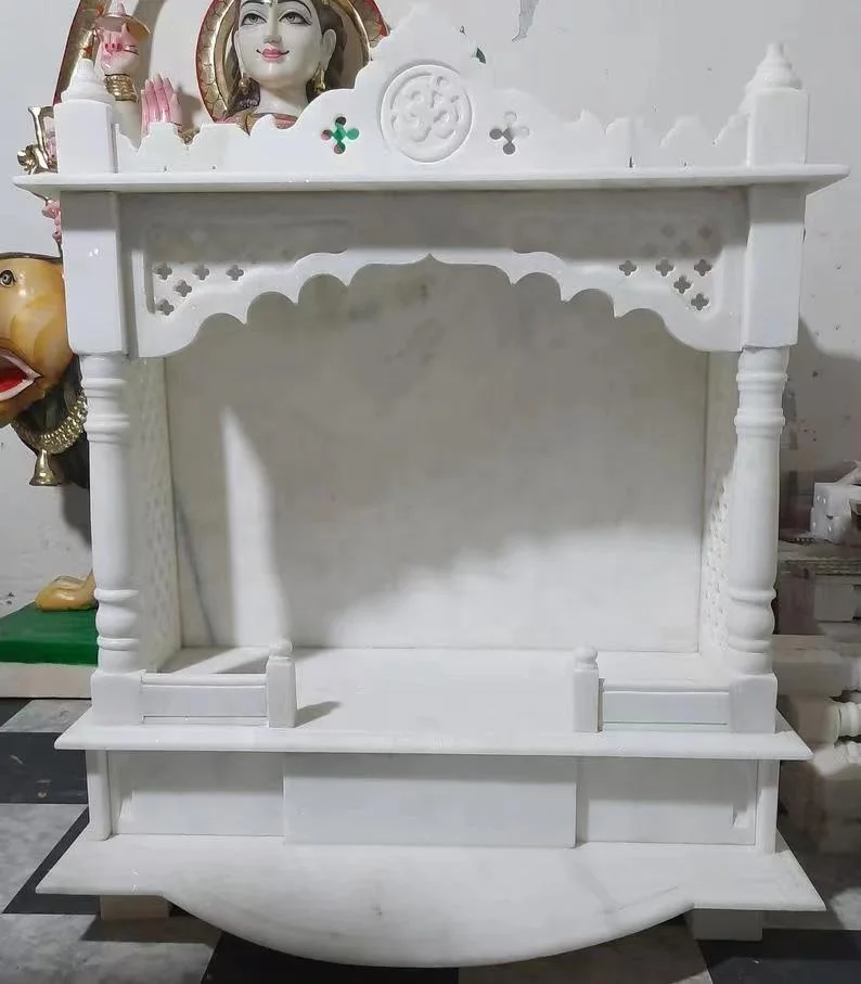 small design guangxi white marble home indoor temples