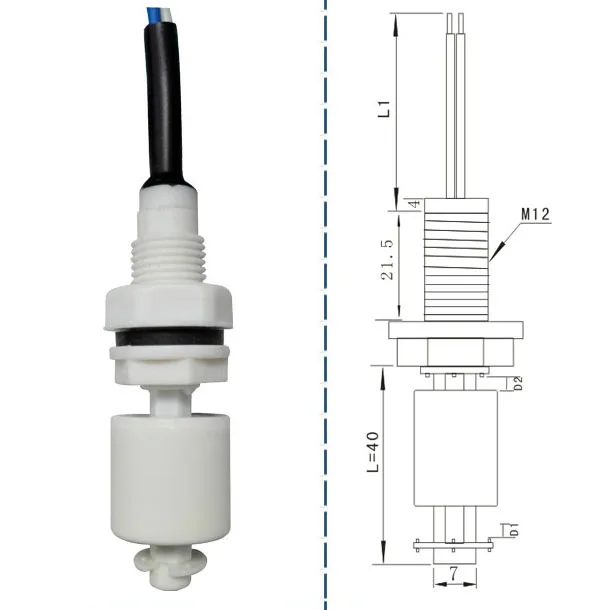 3.3V 5V 12V 24V 110V 220V water liquid level sensor waterproof water level sensor for water pump