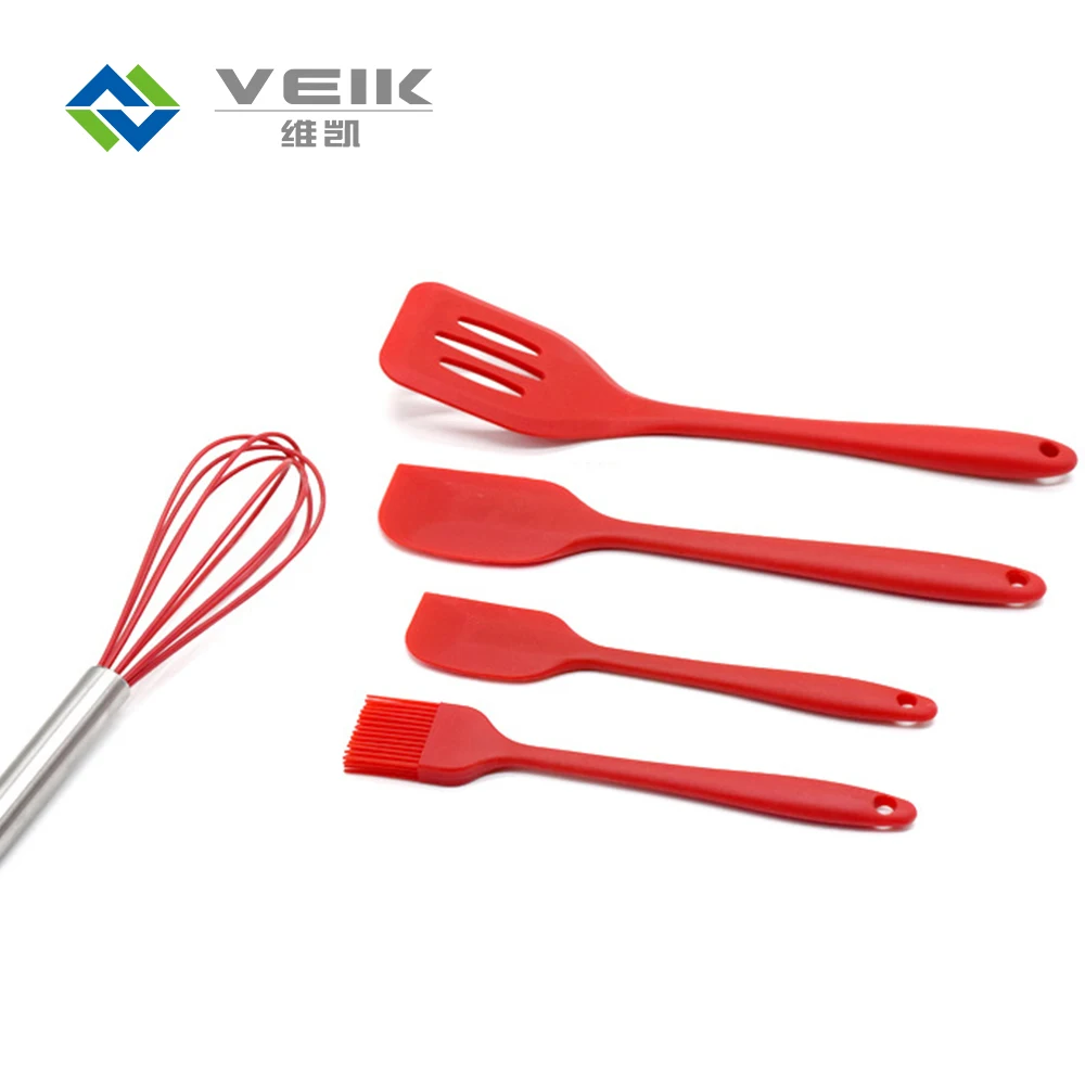 Food grade heat Resistant 5 Piece cooking utensils kitchen set accessories baking utensils sets