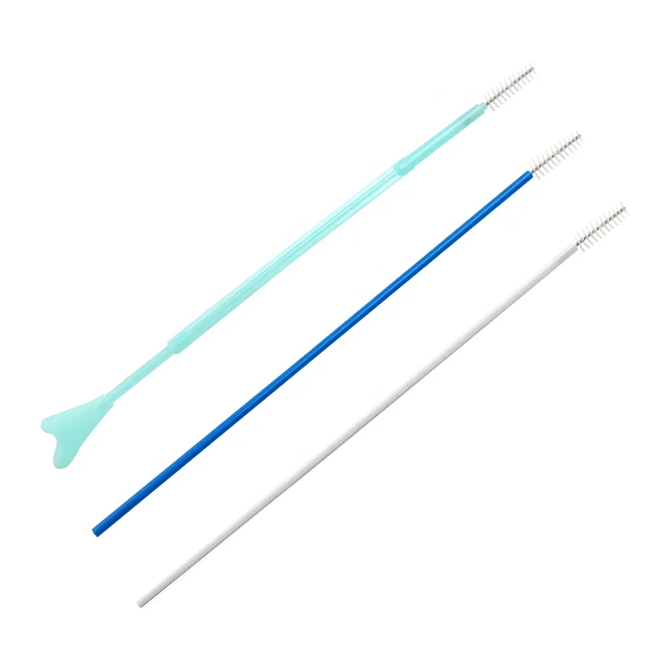 Gynecological Disposable Medical Sterile Cyto Brush plastic Spatula Scraper