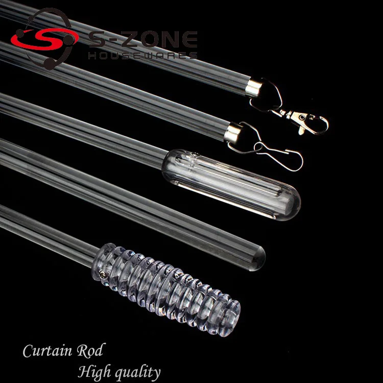 Window Curtain Stick Pull Wand Acrylic Curtain Rod