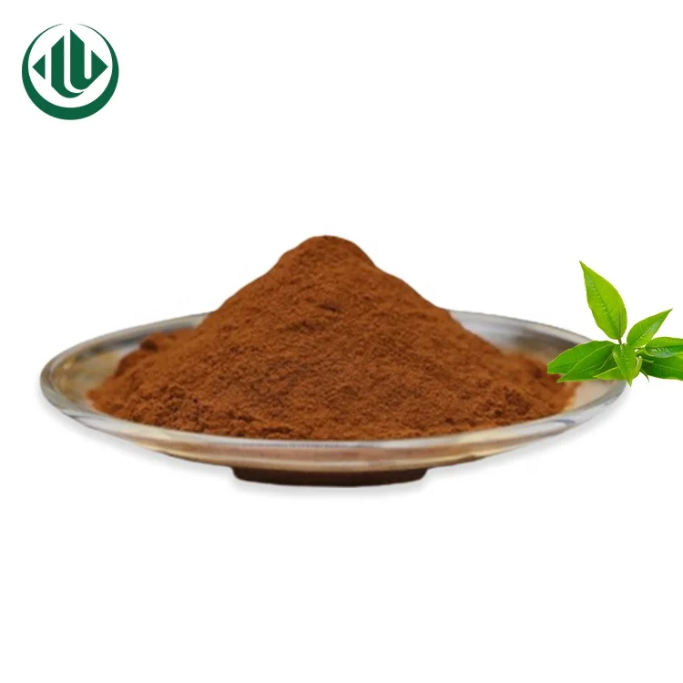 Food Grade Black Tea Leaf Extract powder Natural 20% 30% Theaflavins  Water Soluble Black Tea Theaflavin Powder