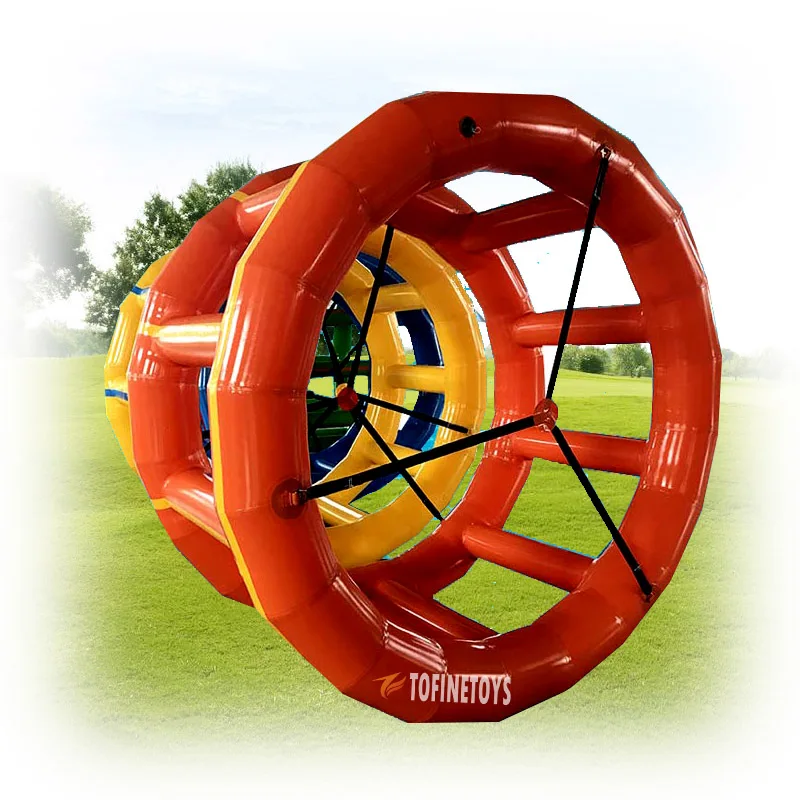 Wonder inflatable water wheel roller water walking roller toys