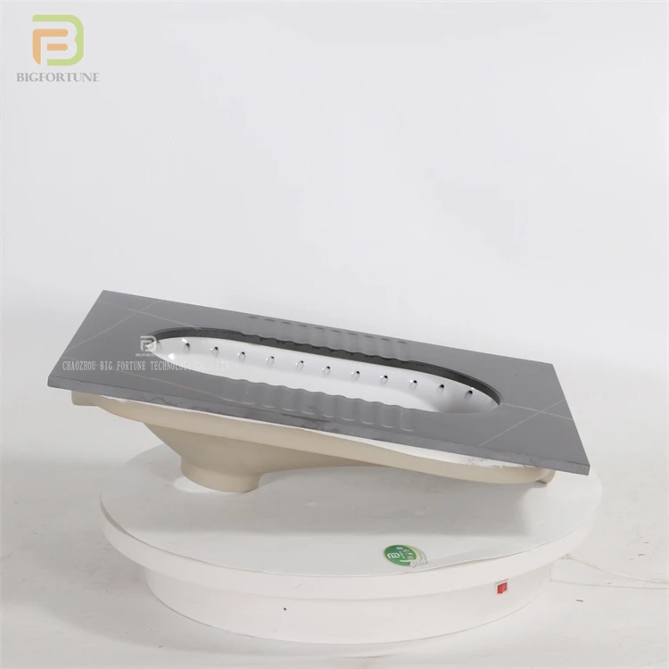 High quality wholesale sanitary ware squat toilet modern floor mounted toilet black squatting pan