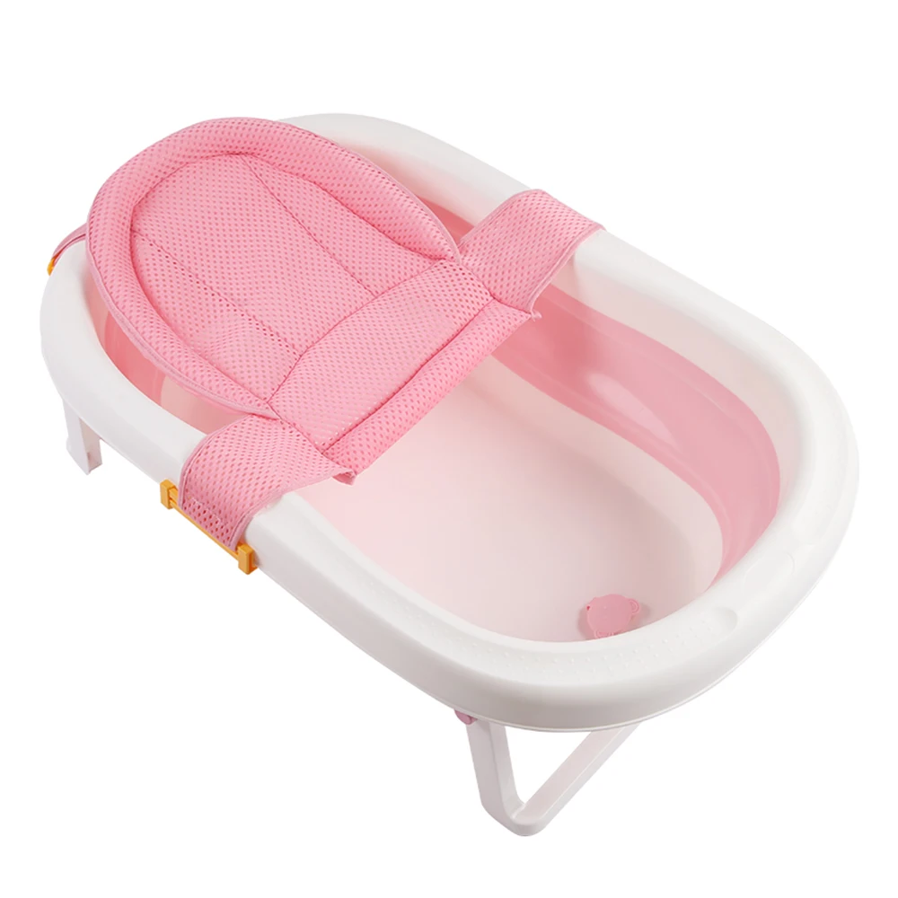 High quality plastic portable baby bath tub with stand