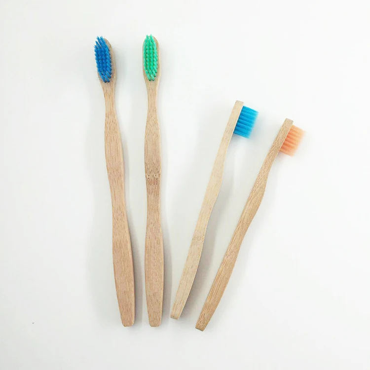 100% eco ultra soft kids children wooden toothbrush tooth brush charcoal bamboo toothbrush with logo