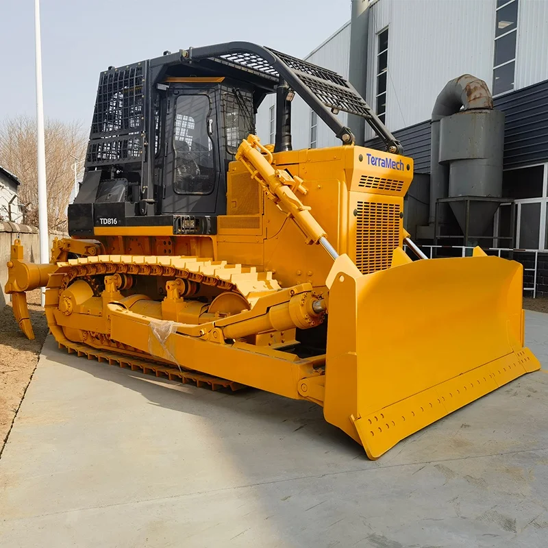 New Development Terratech TD816 Bulldozer 4.5CBM Electric Shovel 17 Ton Small Bulldozer