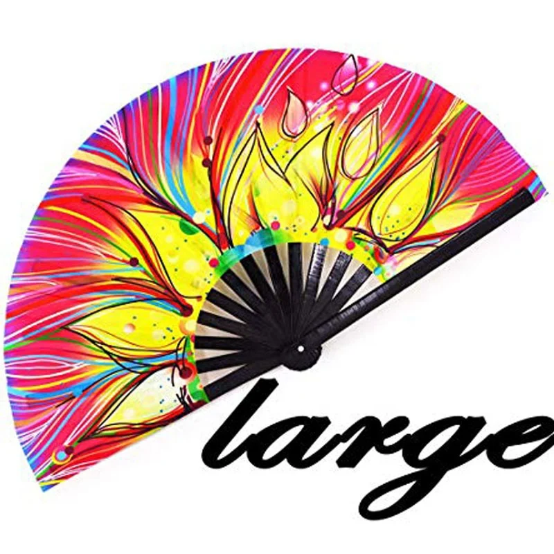 
[I AM YOUR FANS] 2020 custom large size 35cm Rave Clack Bamboo Folding kungfu Fans for Festival [I AM YOUR FANS] 2020 custom large size 35cm&nbsp; Rave Clack Bamboo Folding kungfu Fans for Festival