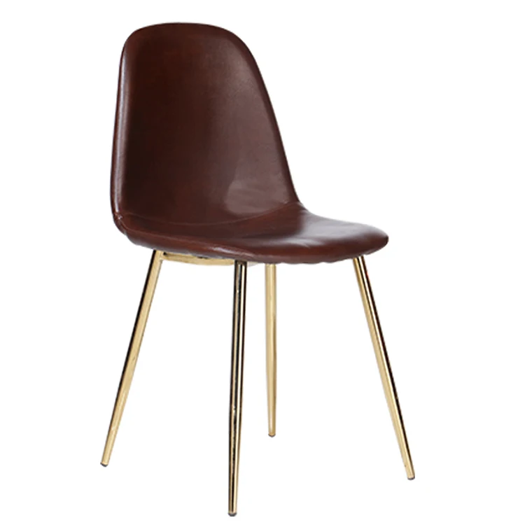 Dining Leather Chair Mercado Hotel Chairs Pakistan Counter Height With Gold Legs Door Bell Rio De Janeiro Orange Still Metal