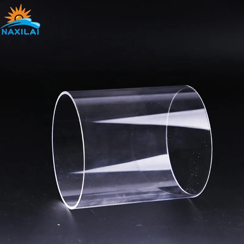 Naxilai China Cheap Rounded Tubos De Acrilico Transparent Plastic Polycarbonate Tube PVC ABS Pipe clear extruded acrylic tube