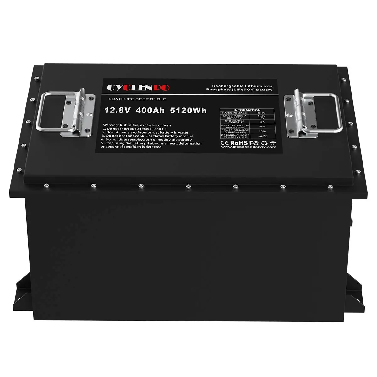 Factory new 12v 400ah lifepo4 battery for golf cart