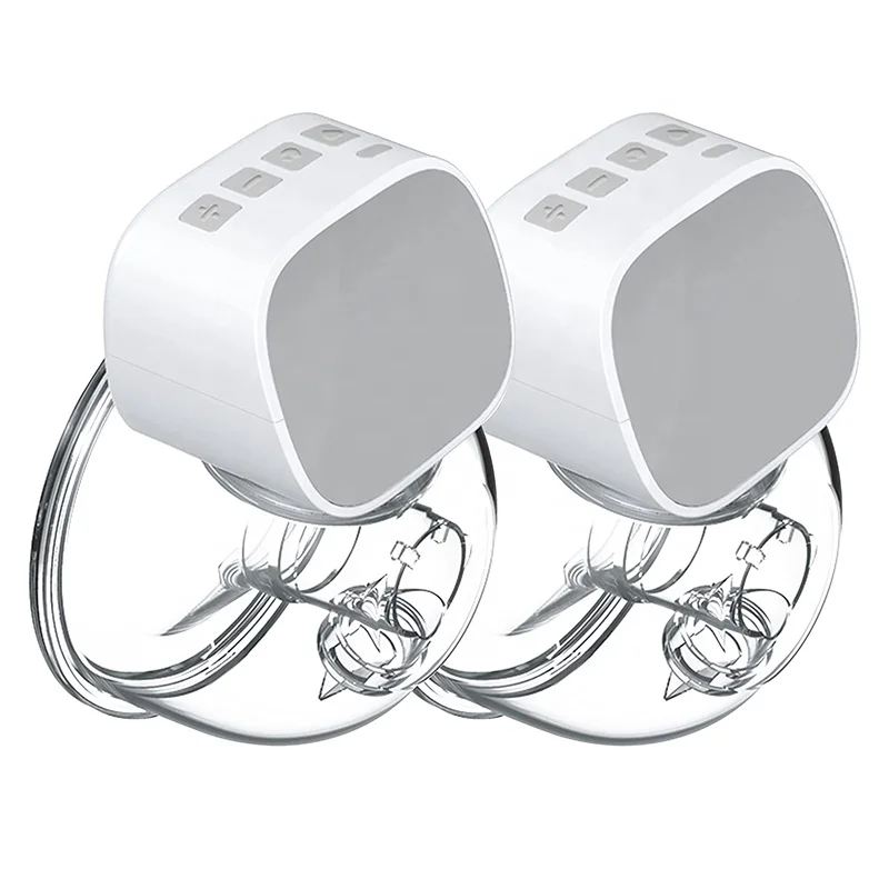 2021 hot sale intelligent hands free mini wireless wearable electric breast pump