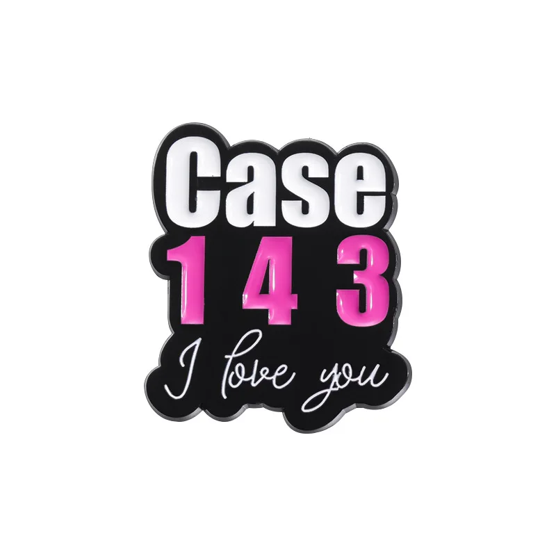 Popular music singer album CASE 143 badge Korean band pins