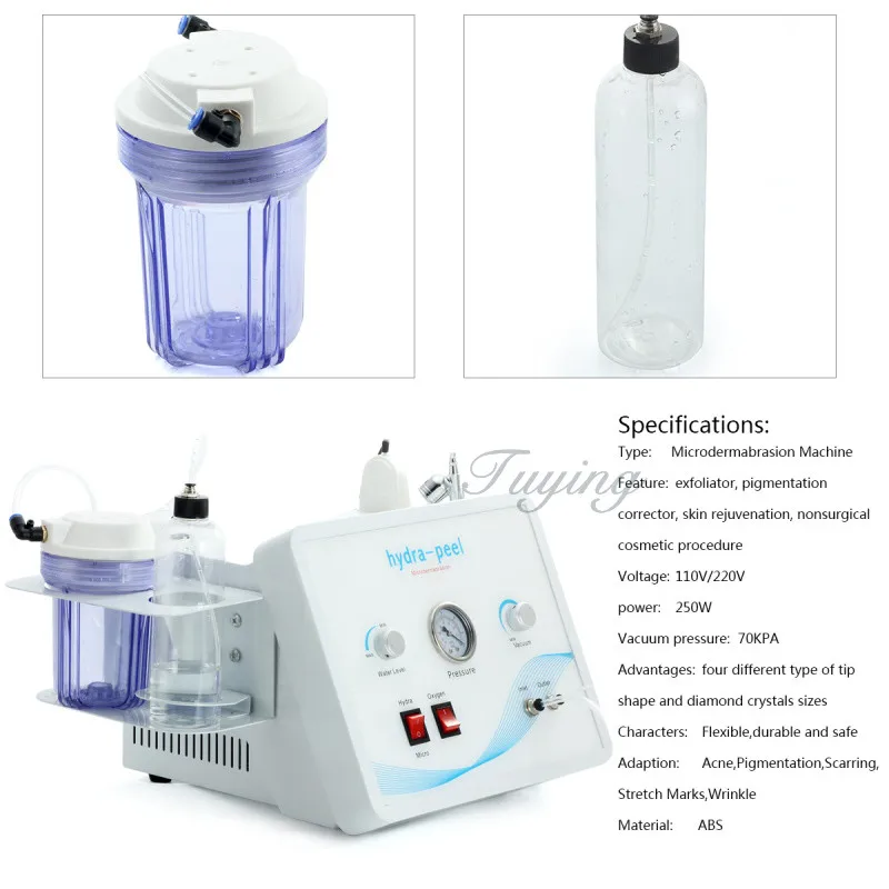 2025 Portable Multifunctional 4 in 1 hydro dermabrasion machine water oxygen beauty device