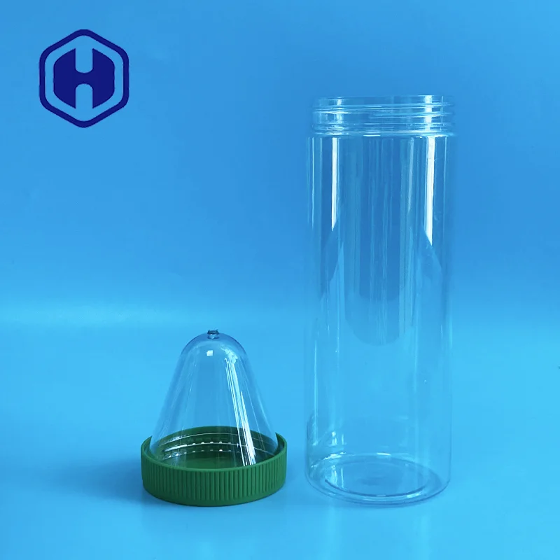 bulk 300ml 500ml food grade bpa free wide open mouth PET preform neck 70mm for jar