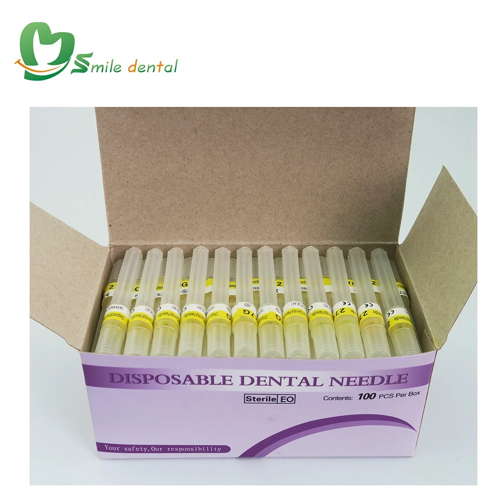 Disposable Dental Needle Dental Endo Irrigation Anaesthesia Needle 27G