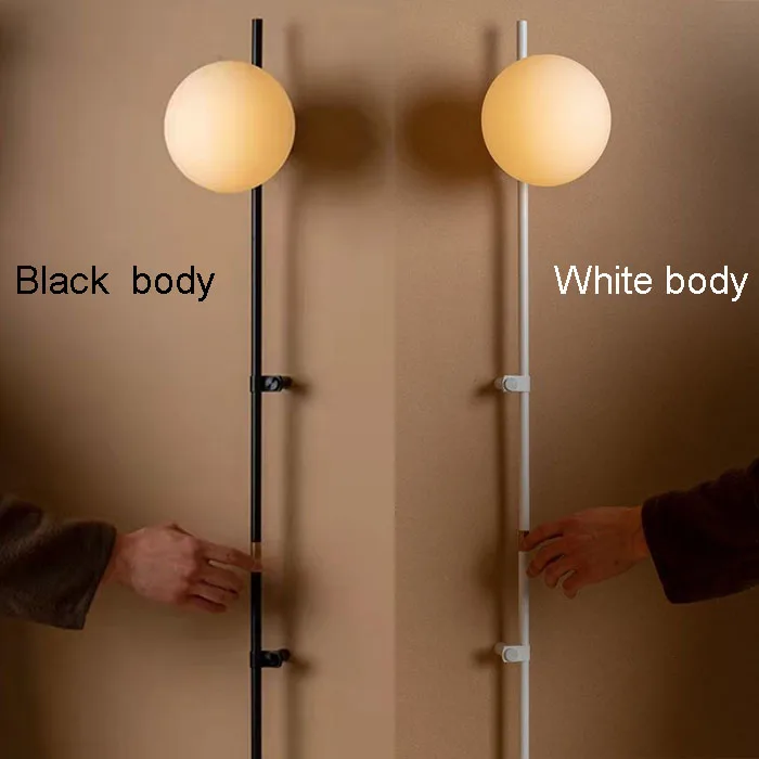 Modern Nordic Home Decor Interior Lighting Round Frosted Glass Wall Lamp for home hotel