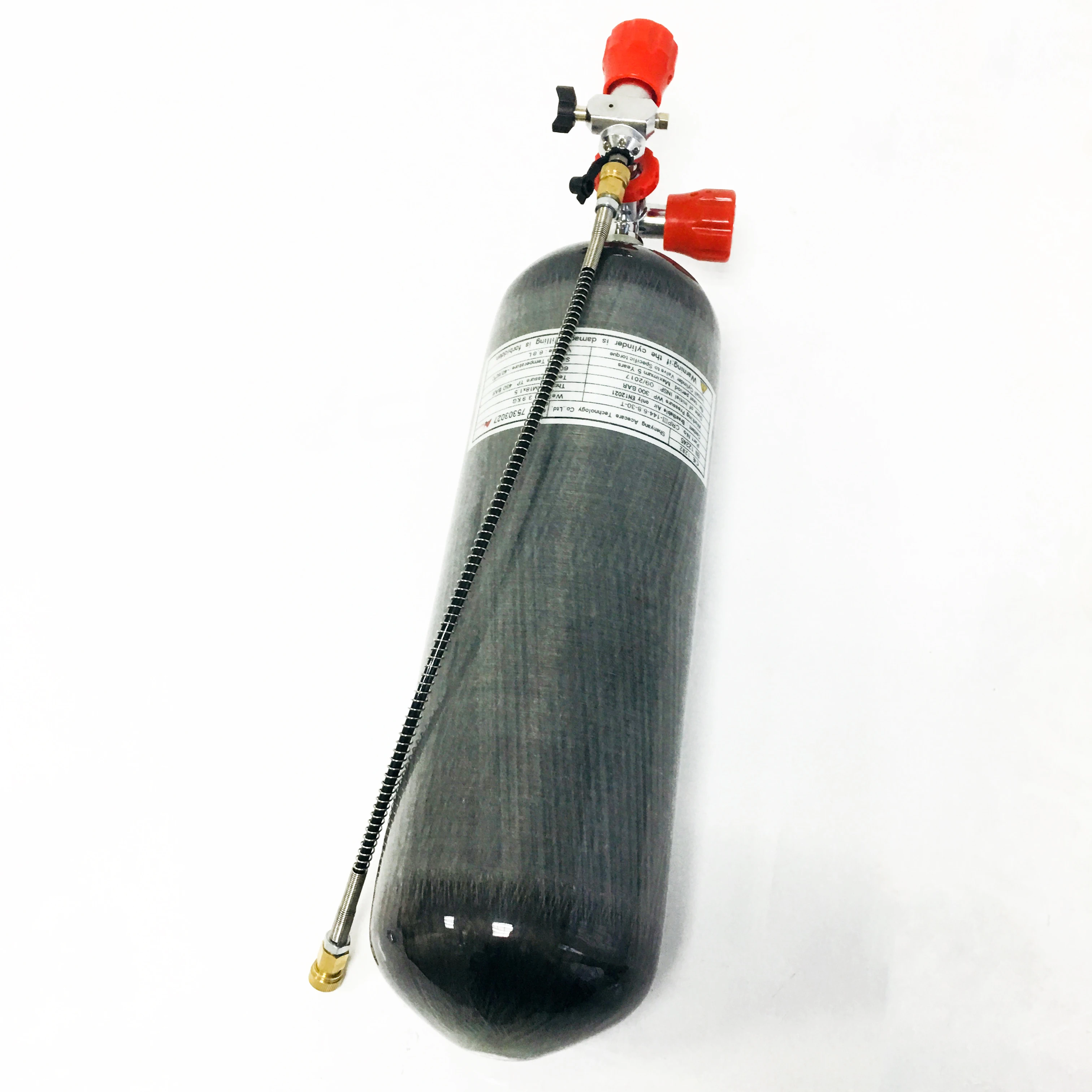 4500 Psi High Pressure Air Compressor Carbon Fiber Hydraulic Cylinder