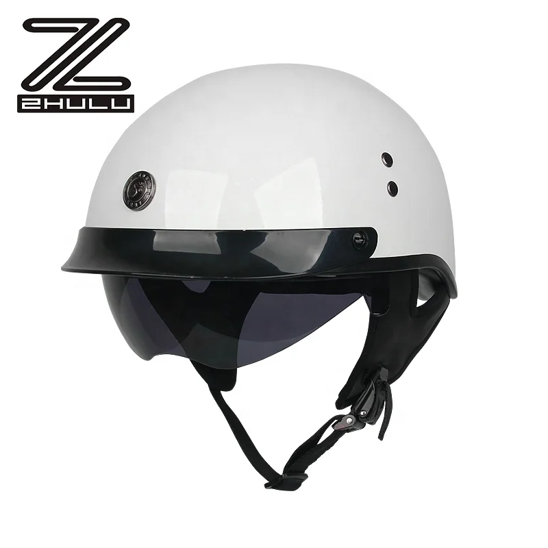 New Fashion Style Classic Vintage Racing Motorcycle Helmet ABS material America DOT Certificated Half Face Motorbike Helmets