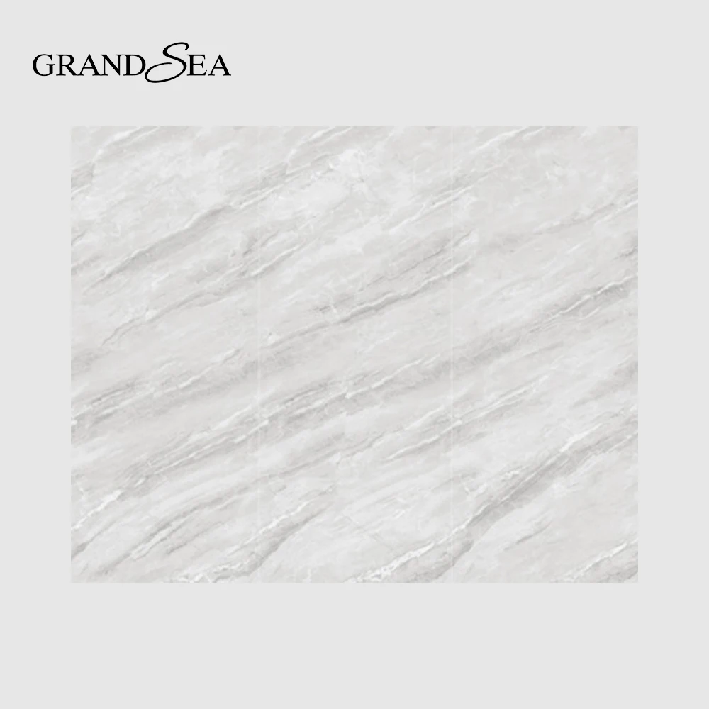 Luxury Villa Interior Calacatta Marble Countertops Large Slate Slabs Artificial Quartz Stone Calacatta for Shower Wall Stair