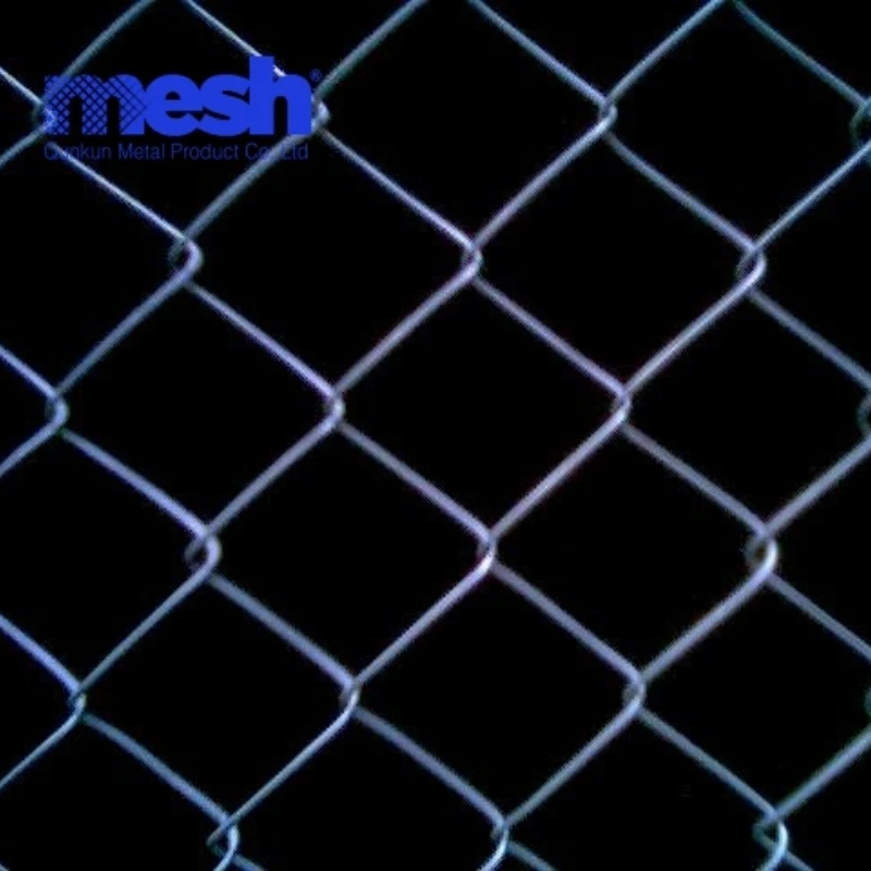 Home garden wire mesh 6ft galvanized and pvc coated chain link fencing top with barbed wire