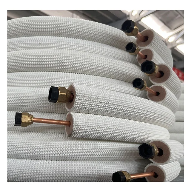 Professional Factory refrigeration spare parts Insulated Copper Pipe Air Conditioning