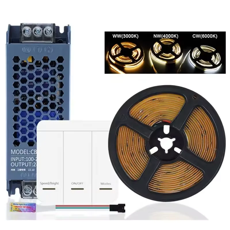 24V Chasing Flow Water Linear Light 120 LEDs Flexible LED Pixel Tape DC 24V Water Flowing LED Strip Light