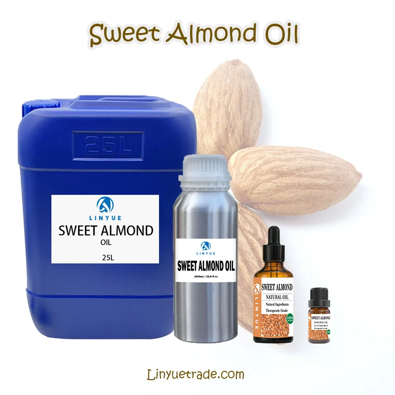 Wholesale & bulk 25kgs Sweet Almond  oil blue bottle with great quality and affordable price