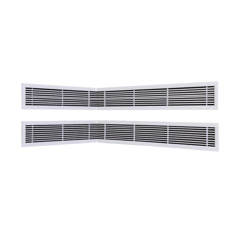 Aluminum alloy plastic round commercial air grille linear slot diffuser