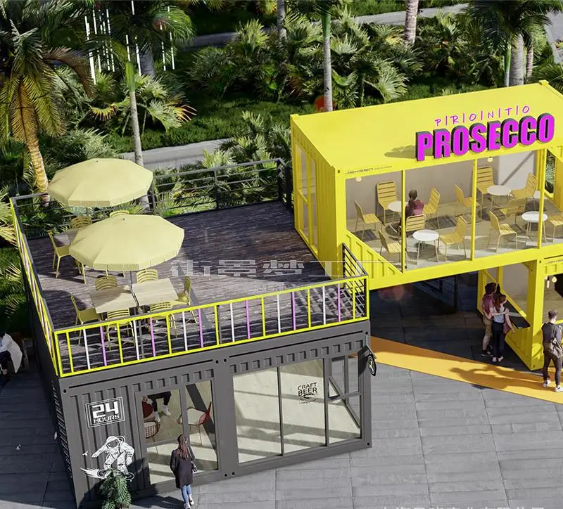 Modern Portable Office Building Fast Build Low-Cost Flat Pack Container House Garden Construction Prefab Greenhouses Outdoor Use