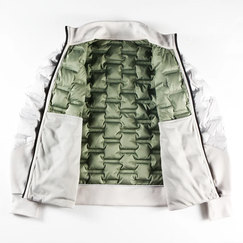 Winter Warm Women Jacket Silver Drop Shoulder Unisex Glue Women Puffer Vest Cotton Sleeve Lightweight Soft Shell Jacket Women