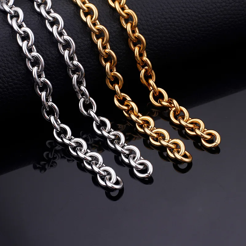 Stainless Steel O Chain Necklace Titanium Steel Clavicle Necklace Wholesale Chain