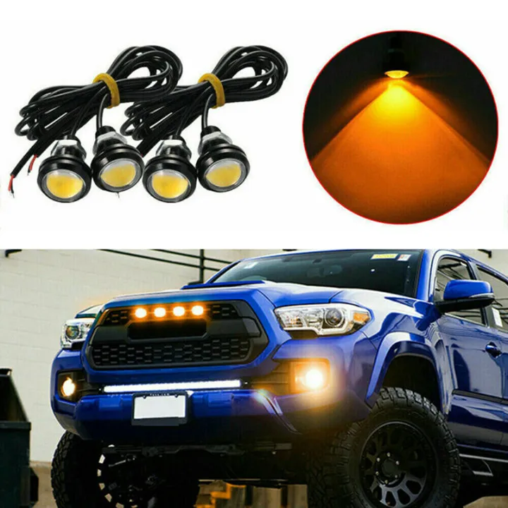 Universal Super Bright Led Bulbs Daytime Running Lights Signal Lamp Waterproof 18mm Led Eagle Eye Dc 12v