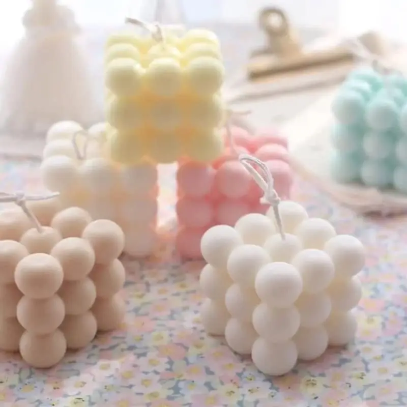 DIY 3D Bubble Wax Handicrafts Customized Form Silicone Mold For Candle