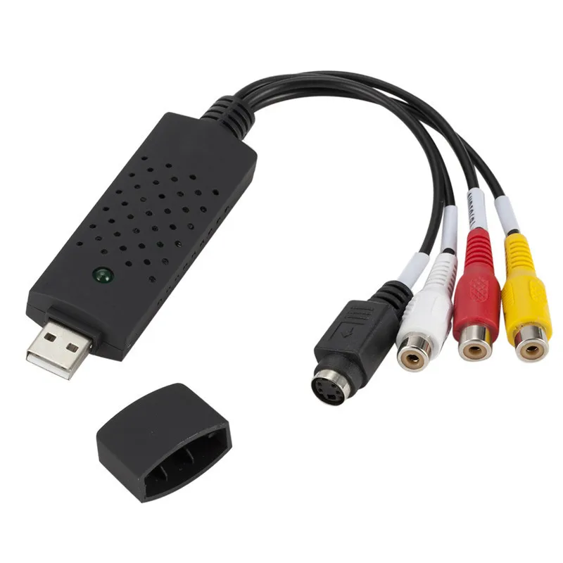 USB 2 0 захвата 4 канала видео ТВ DVD VHS адаптер карты цифровой видеозаписи