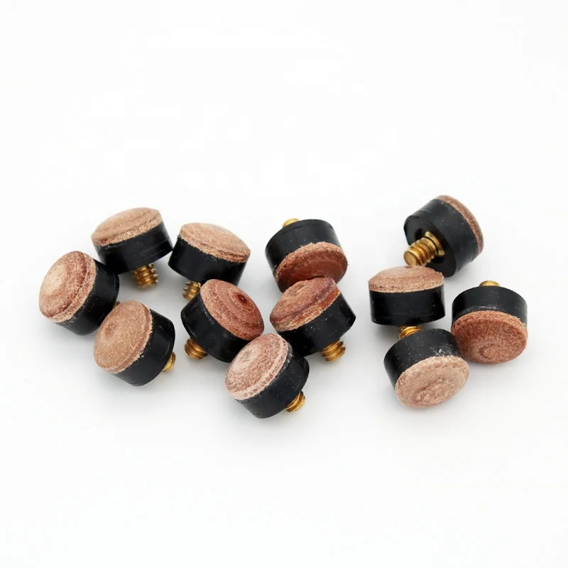 
Pool Billiard Cue Stick Ferrules Screw-On Tips for Snooker New hot 