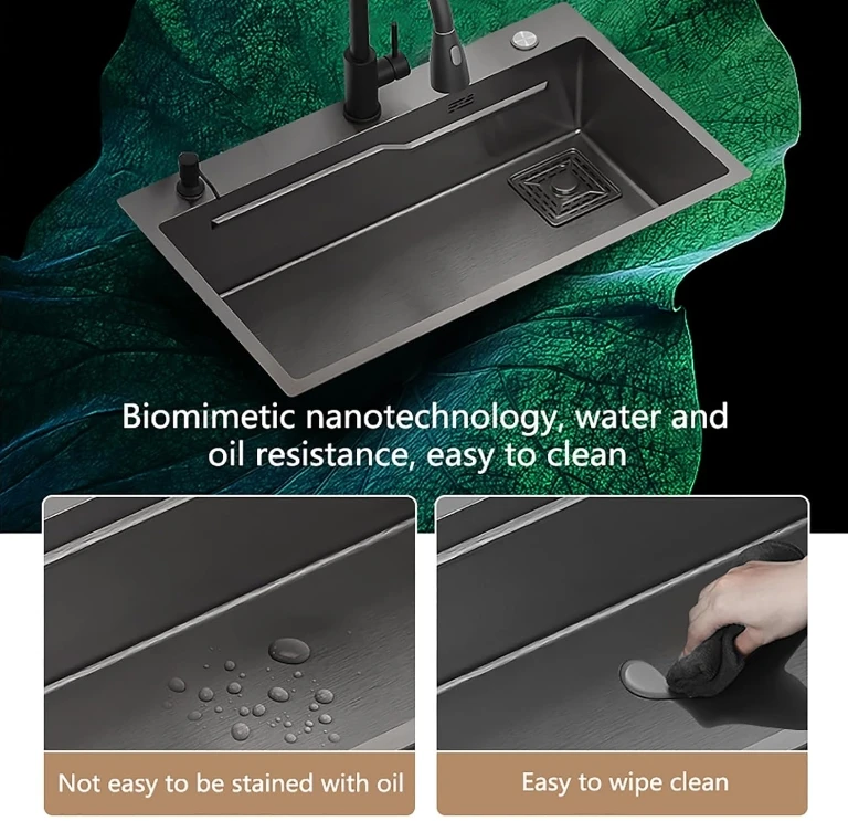 New Model Stainless Steel Cabinet Commercial Industrial Sink Washing Handmade Basin for Laundry Room