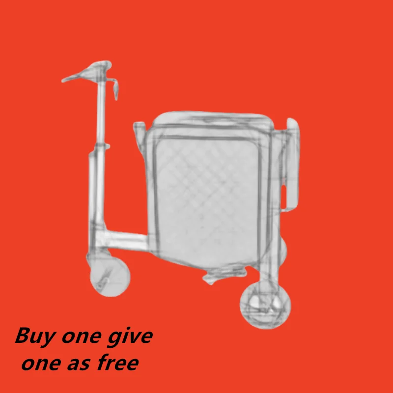 Riding suitcase e luggage scooter  mobility travel suitcase scooter smart luggage carry on aluminum