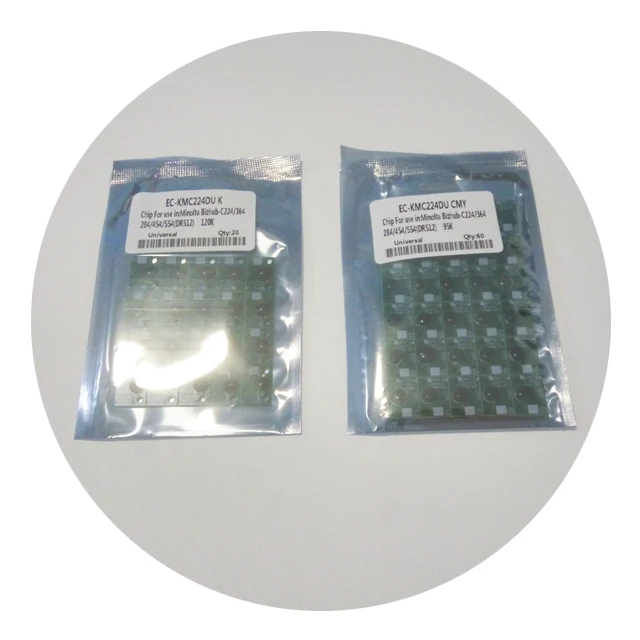 Drum Chip for Konica Minolta bizhub C224/C284/C364/C454/C554 K 120k CMY 95k