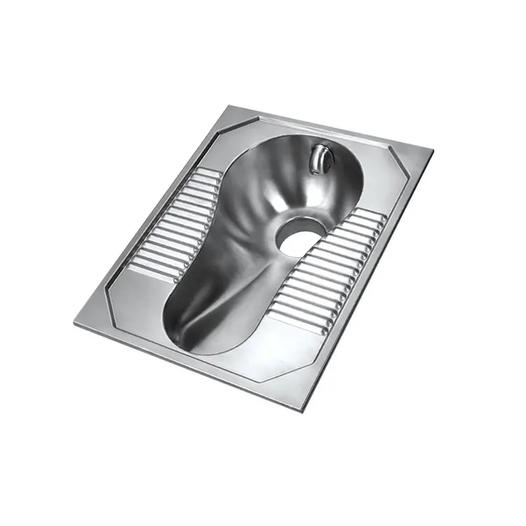 
Hot sale toilet stainless steel squatting toilet steel toilet in public places 