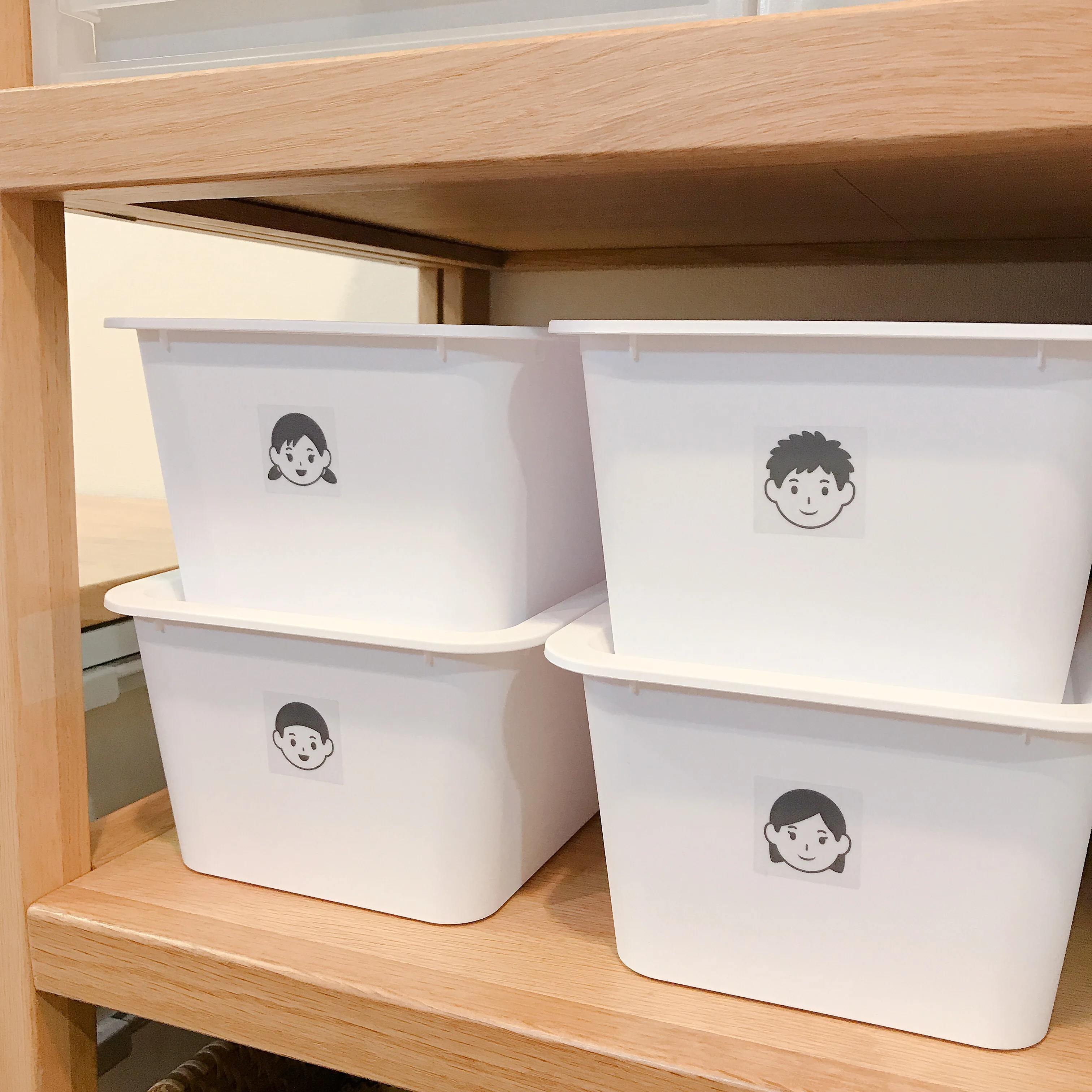 Japan Good Price Plastic Large Capacity Storage Box With Lid Household Space