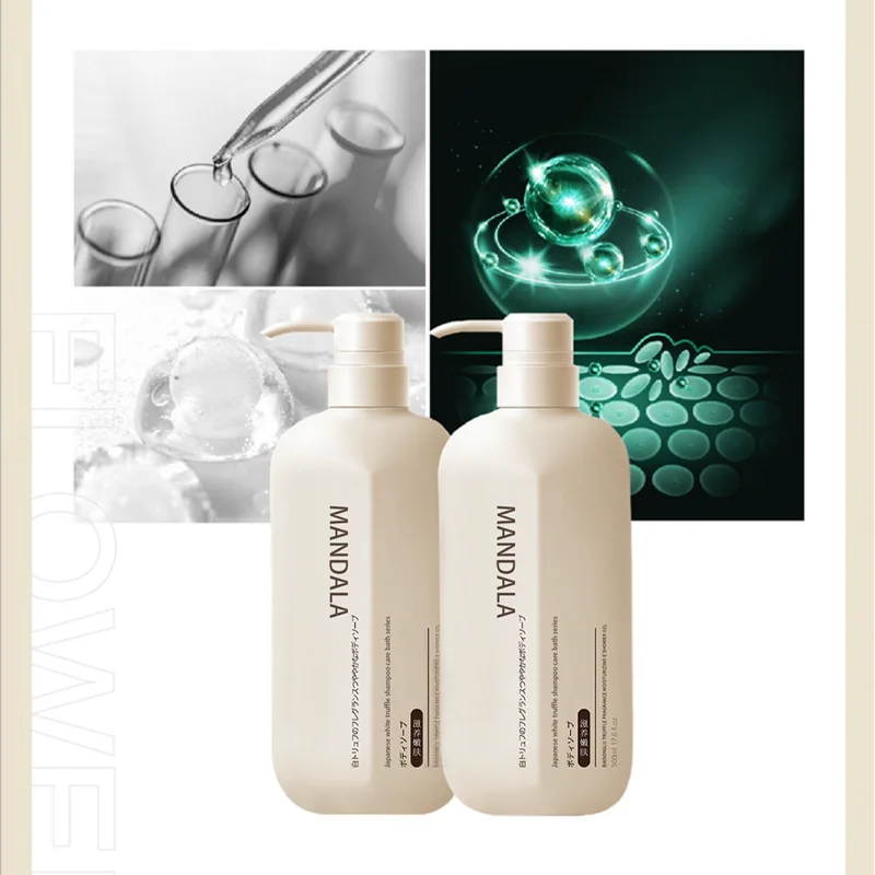 Bulk In Stock Fast Delivery Moisturizing Hair Oil Control White Truffle Wash Set shampoo And Conditioner